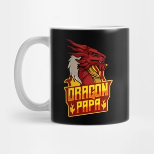 Awesome Dragon Papa Fearsome Dragon Fantasy Dad Mug